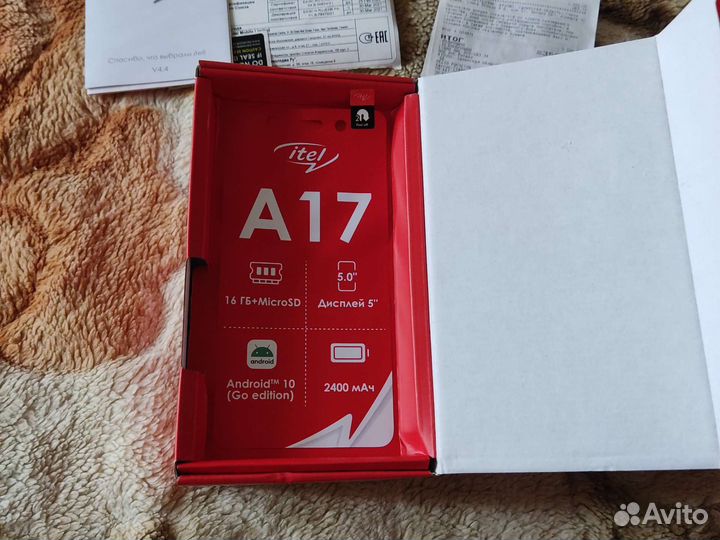 Itel A17, 16 ГБ