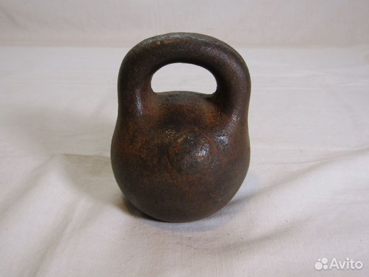 Гиря старинная, гирька На 5 фунтов Чугун №8429