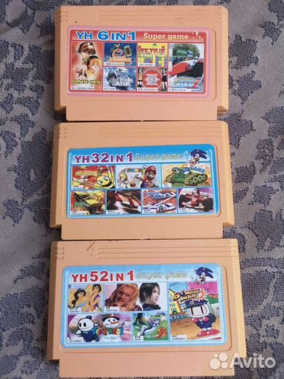 Картриджы для Денди