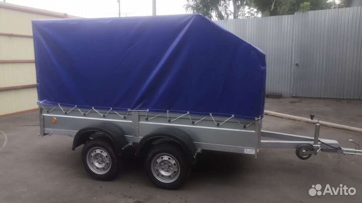 Двухосный 3,01,57 с тентом 1,1 м и опорным
