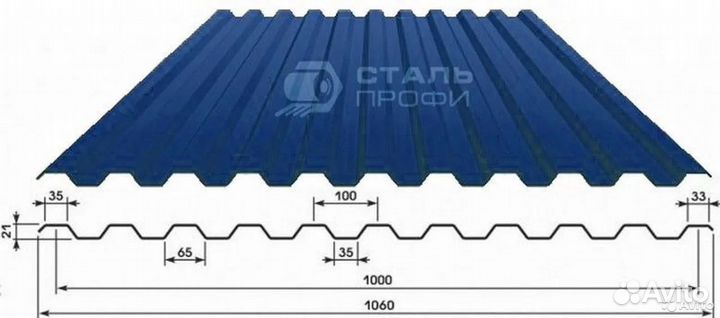 Профнастил (профлист, профилированный лист)