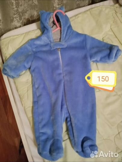 Комбинезон для девочки теплый