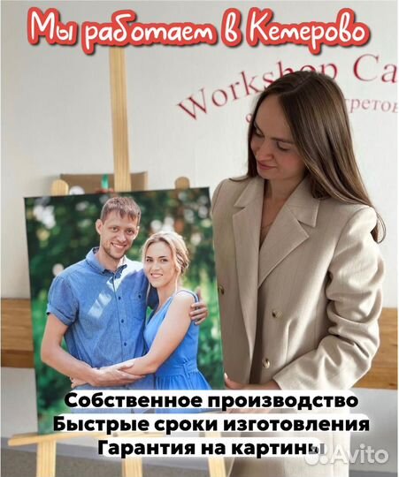 Портреты на холсте