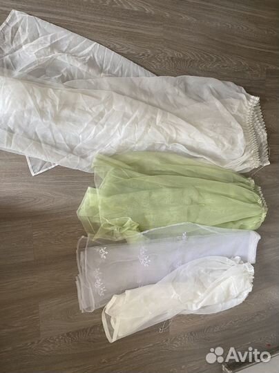 Тюли короткие на дачу