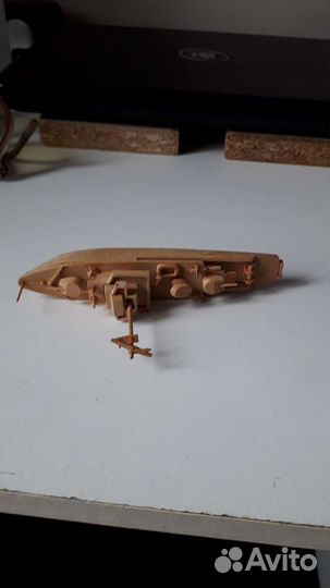 Макет деревянного корабля