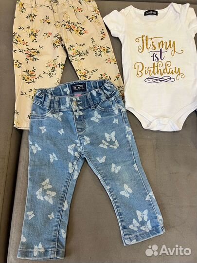 Детские вещи пакетом для девочки 80