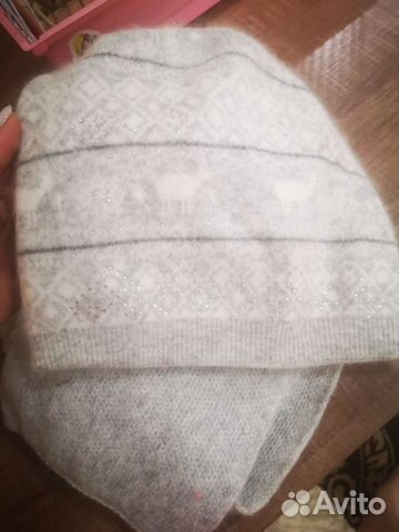 Женская шапка и шарф