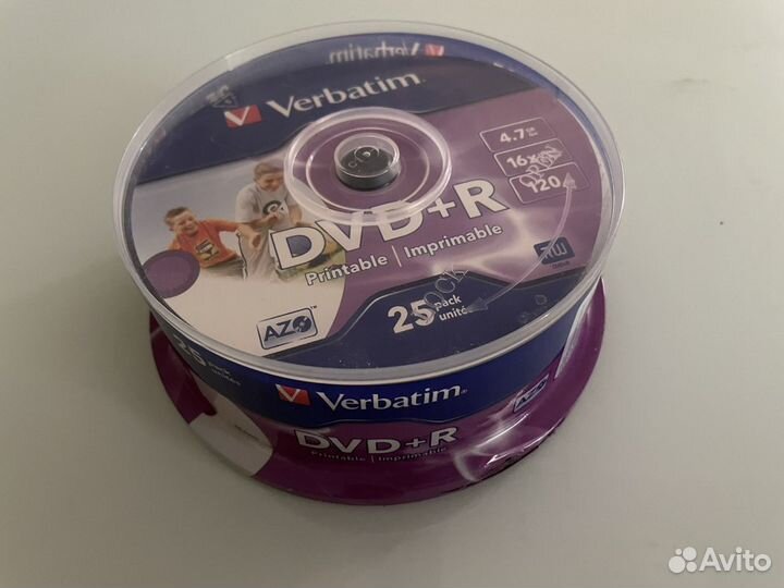 Диски DVD-R Verbatim Printable