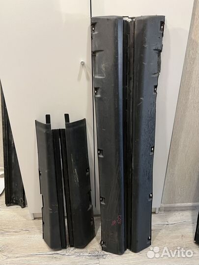 Накладки на пороги обвес гольф 3