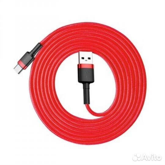 Кабель Baseus Cafule Cable Type-C 2A 2m