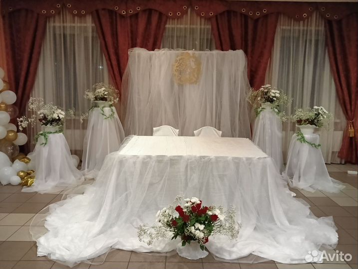 Свадебные украшения для зала