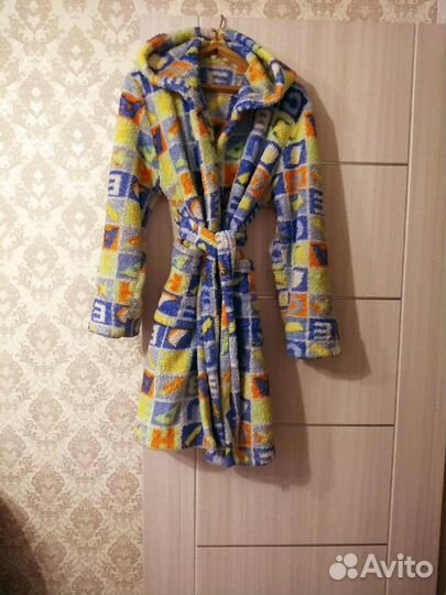 Теплый махровый халат 40-46