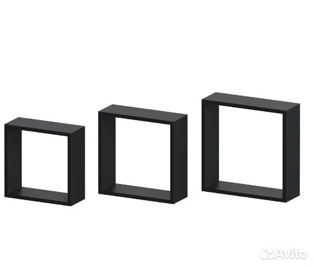 Набор настенных полок Spaceo 24x24 см/27x27 см/30x