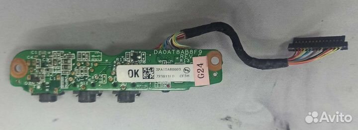 Плата аудио разъема HP Pavilion DV6000