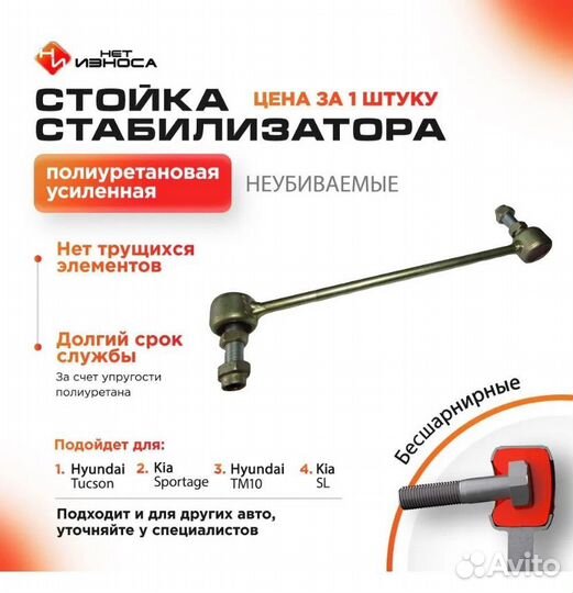 Стойки стабилизатора Huyndai ix35