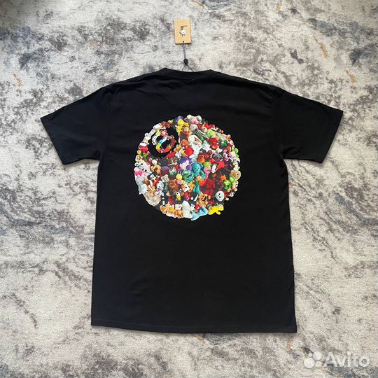 Хлопковая футболка stussy