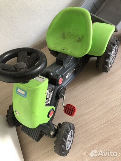 Трактор толокар велосипед с прицепом