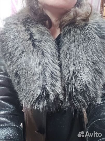 Женская натуральная дубленка