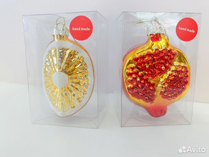 Елочные игрушки стекло новые