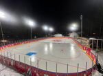 Покраска ледового поля, хоккейная разметка