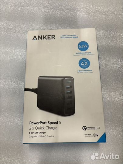 Сетевое зарядное устройство Anker PowerPort 5