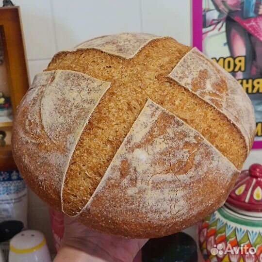 Безглютеновый хлеб на безглютеновой закваске