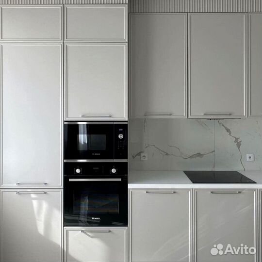 Прямой кухонный гарнитур современный