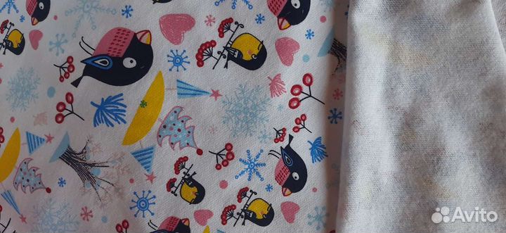 Ткань футер 2х нитка