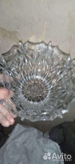 Хрустальная ваза