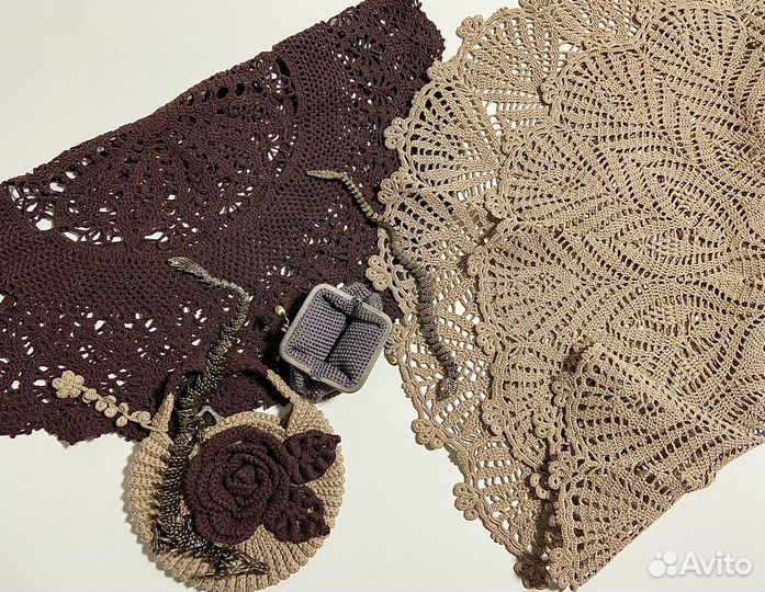 Аксессуары, украшения (монетница, сумка, салфетки)