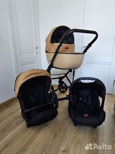Коляска Riko basic ozon 3 в 1 с автокреслом