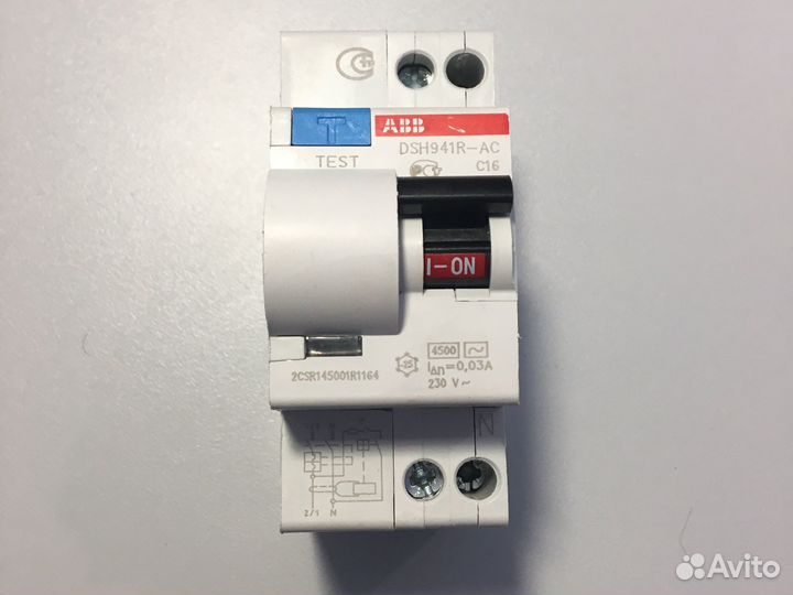 ABB DSH941R С16 диф автомат