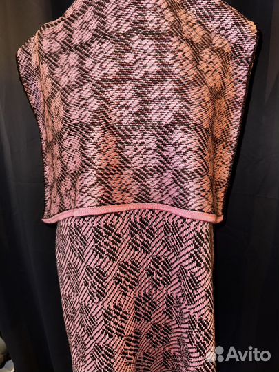 Палантин ручная работа из полушерсти