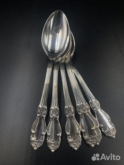 Ложки «Серебряная Роза» Кольчугино СССР