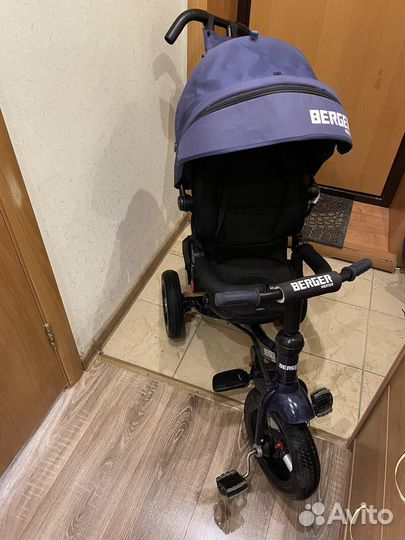 Детский велосипед с родительской ручкой