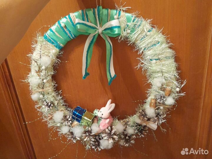 Поделка (бисер,подел венок на стен.Достав Лен.р