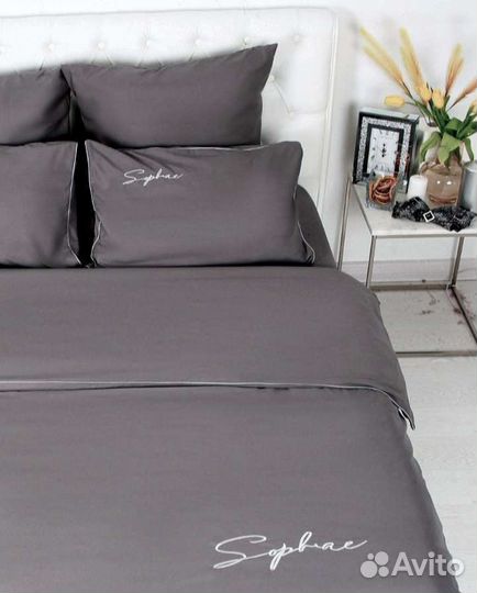 Постельное белье однотонное