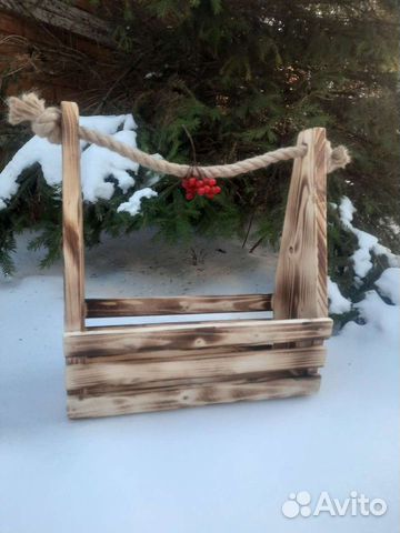 Ящик деревянный подарочный