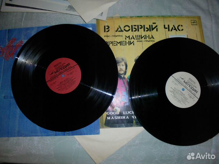 Пластинка винил группа Машина времени 1986-1992 гг