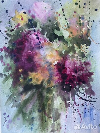 Картины, цветочная абстракция