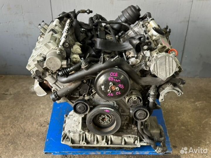 Двигатель Audi A6 C6 CCE 2.8 67Т.км