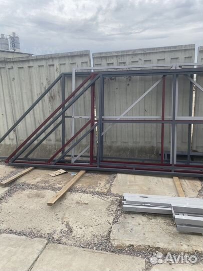 Откатные Ворота каркас 60х40+ П-Рамы В порошке