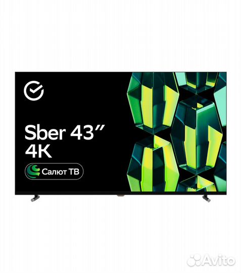 Новый телевизор sber 4к 43