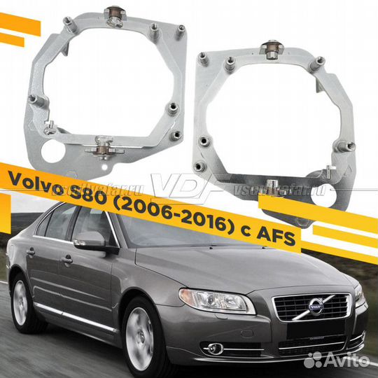 Рамки для замены линз в фарах Volvo S80 2006-2016