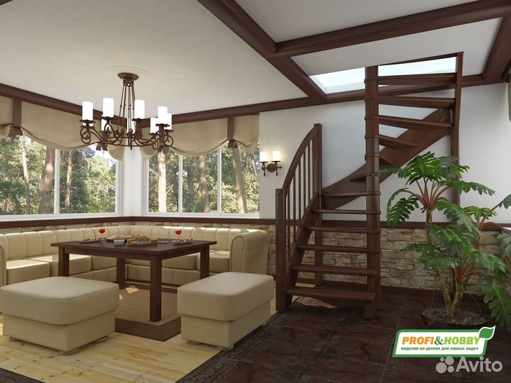 Лестница премиум эксклюзив массив