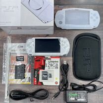 Sony PSP White 3008 Slim(600 игр,Комплект,Новая)