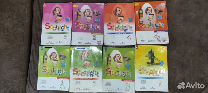 Учебники английского языка для 2,3,4,5 класса