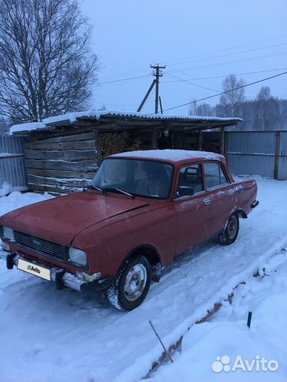 Москвич 2140 1.5 МТ, 1988, 31 000 км