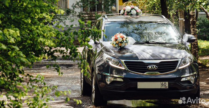 Украшение авто на свадьбу