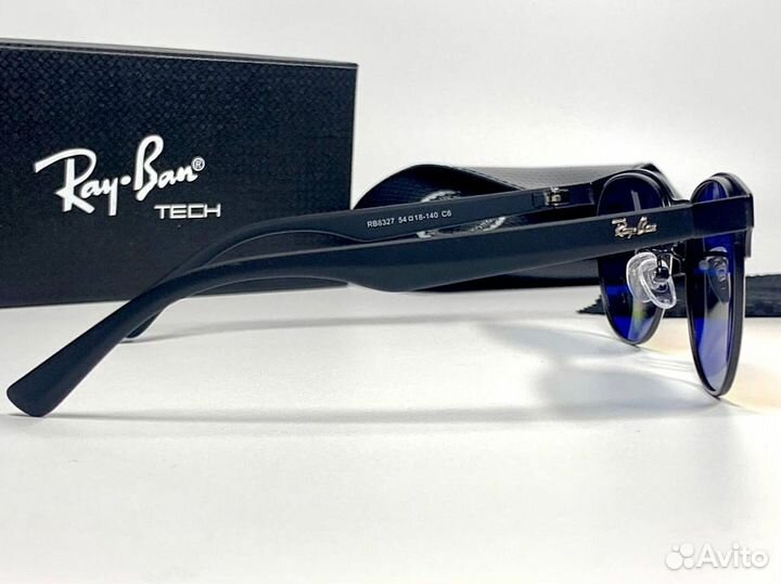 Очки Ray Ban красный градиент